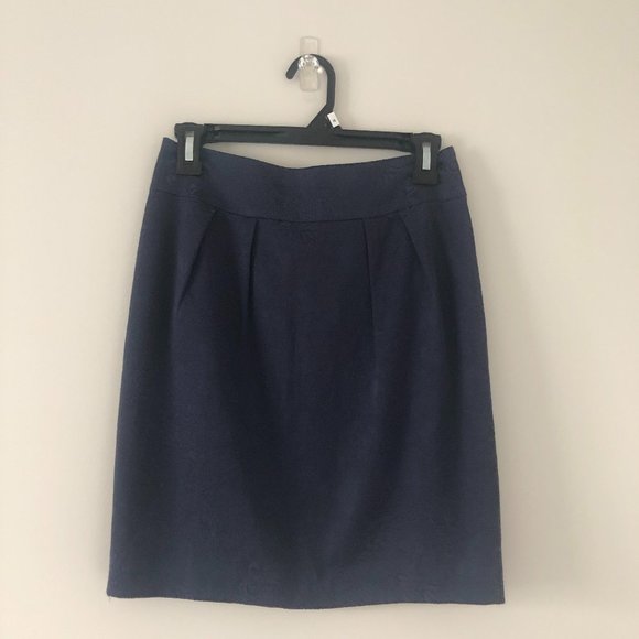 Jacob Canada A-Line Paisley Skirt XS Blue - Picture 1 of 11